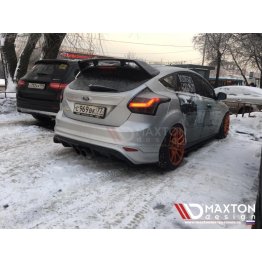 Накладка на задний бампер RS 2015 Look на Ford Focus III